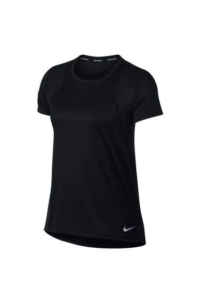 Camiseta Nike Running Para Mujer-Negro