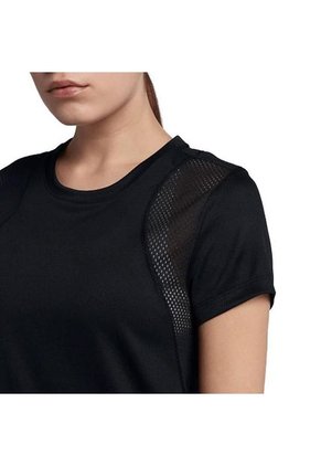 Camiseta Nike Running Para Mujer-Negro