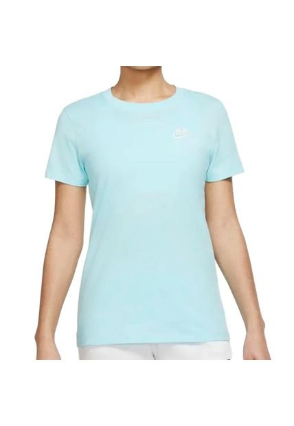 Camiseta Nike Sportswear Para Mujer-Azul