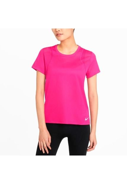 Camiseta Nike Running Para Mujer-Fucsia Oscuro