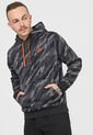 Buzo Negro-Gris-Naranja Nike Sportswear Club Fleece de Nike