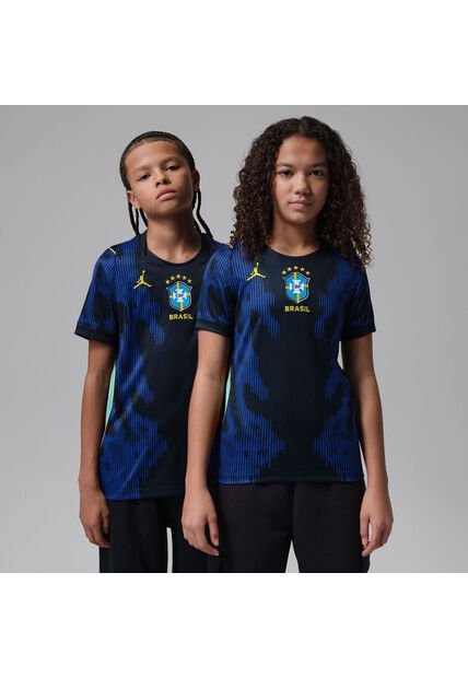 Camiseta Niños Nike Brasil Visitante 2026 Azul