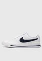 Tenis Lifestyle Blanco-Azul Navy NIKE Court Legacy de Nike