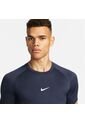 Nike Camiseta Nike Hombre M Np Dri-Fit Tight Top Ss - Azul Camiseta de Nike