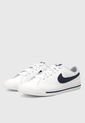 Tenis Lifestyle Blanco-Azul Navy NIKE Court Legacy de Nike