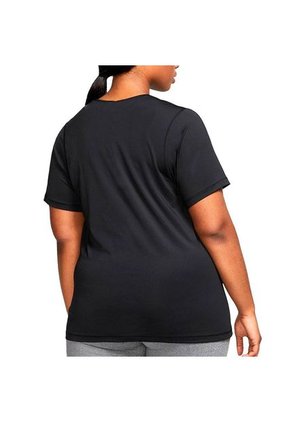 Camiseta Nike Womens Nike Pro All Over Para Mujer-Negro