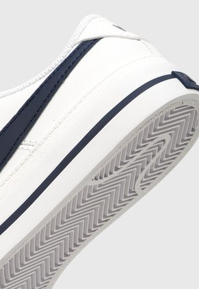 Tenis Lifestyle Blanco-Azul Navy NIKE Court Legacy