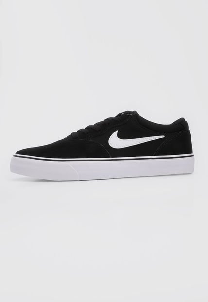 Tenis Skateboarding Negro-Blanco Nike Chron 2