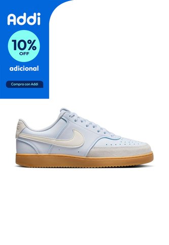 Tenis Nike Court Vision Lo V3 Hombre-Celeste/Blanco Nike