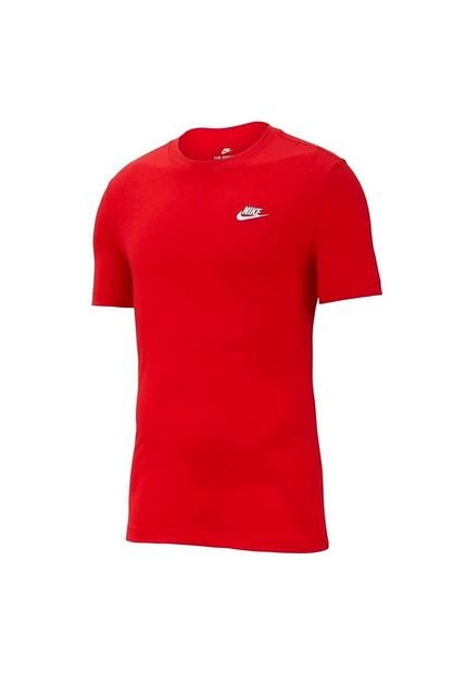 Camiseta Nike Sportswear Club-Rojo