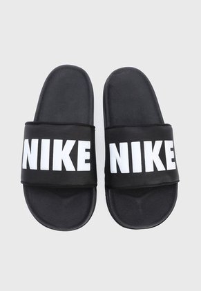 Playera Negro-Blanco Nike Nike Offcourt Slide