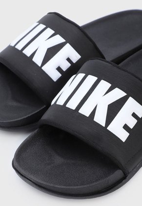 Playera Negro-Blanco Nike Nike Offcourt Slide