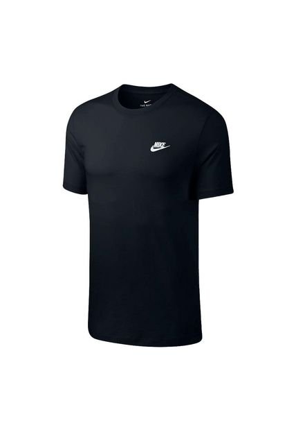 Camiseta Nike Sportswear Club-Negro