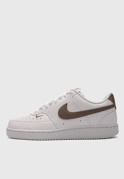 Tenis Lifestyle Blanco-Marrón NIKE Court Vision Low Next Nature