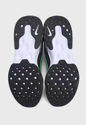 Tenis Running Negro-Blanco-Verde Nike Renew Ride 3