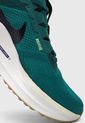 Tenis Running Verde Petróleo-Blanco-Azul Navy NIKE Structure 25 de Nike