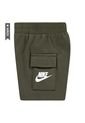 Conjunto Nike B Nsw Hbr Cargo Short Infantes-Blanco/Verde de Nike