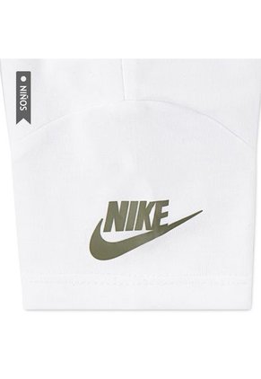 Conjunto Nike B Nsw Hbr Cargo Short Infantes-Blanco/Verde