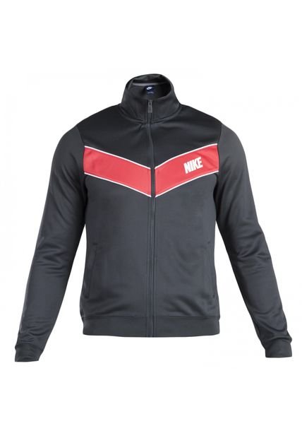 Chaqueta Nike Gris-Rojo