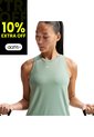 Camiseta Sin Mangas Nike One Classic Df Tank Mujer-Verde de Nike