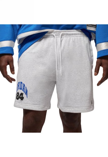 Pantaloneta Nike M J Brk Cllgte Hombre-Blanco