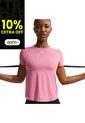 Camiseta Nike W One Classic Df Ss Top Mujer-Rosa de Nike