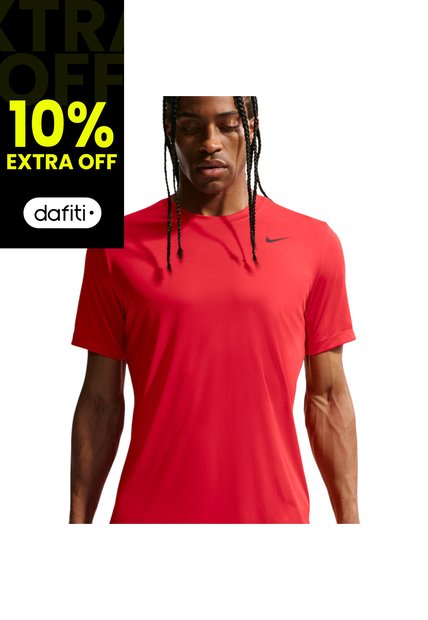 Camiseta Nike M Df Tee Std Flex Hombre-Rojo
