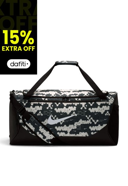 Maletin Nike Brasilia M Duff - X Aop-Negro