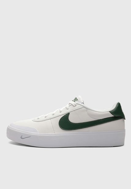 Tenis Lifestyle Blanco-Verde Oscuro NIKE Court Shot