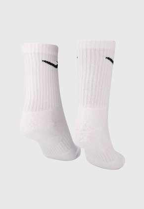 Medias X3 Blanco-Negro Nike Everyday