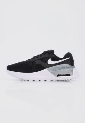 Tenis Lifestyle Negro-Blanco-Gris Nike Air Max System