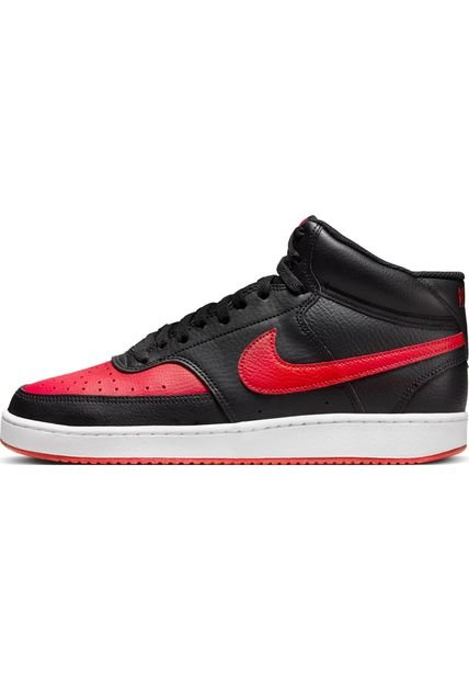 Tenis Hombre Nike Court Vision Mid - Rojo