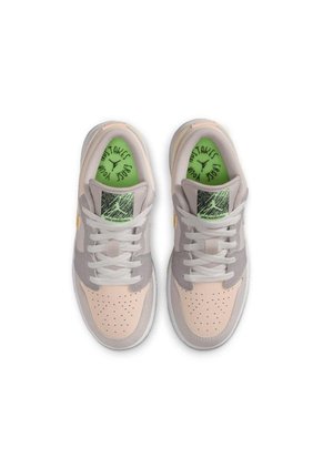 Tenis Unisex Niño Air Jordan 1 Low Sneaker School Gris