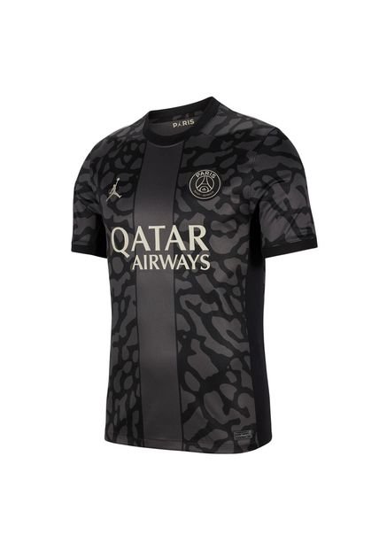 Camiseta Deportiva Hombre Nike Paris Saint-Germain Alternativa 2023/24 Stadium Gris