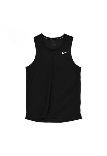 Camiseta Esqueleto Nike Dri-Fit Miler Tank-Negro
