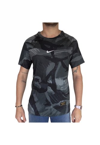 Camiseta Nike Dri-Fit Slim Camo Aop-Negro Nike
