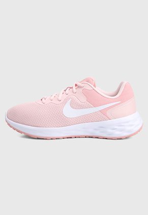 Tenis Running Rosa-Blanco Nike Revolution 6