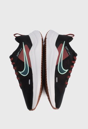 Tenis Running Negro-Verde-Borgoña Nike Downshifter 12