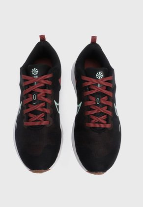 Tenis Running Negro-Verde-Borgoña Nike Downshifter 12