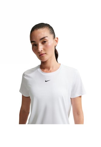 Camiseta Nike W One Classic Df Ss Top Mujer-Blanco Nike