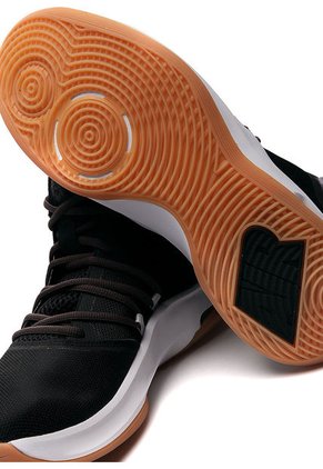 Tenis Basketball Negro-Blanco-Dorado Nike Air Versitile IV