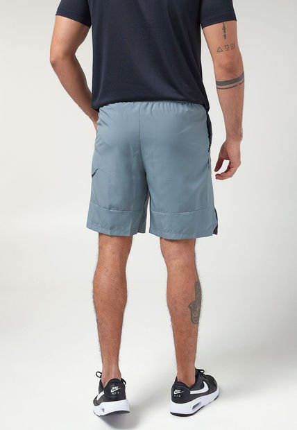 Pantaloneta Gris-Blanco Nike Dri-FIT