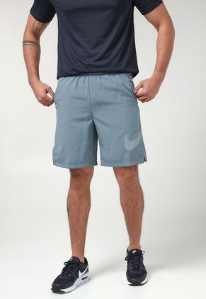 Pantaloneta Gris-Blanco Nike Dri-FIT