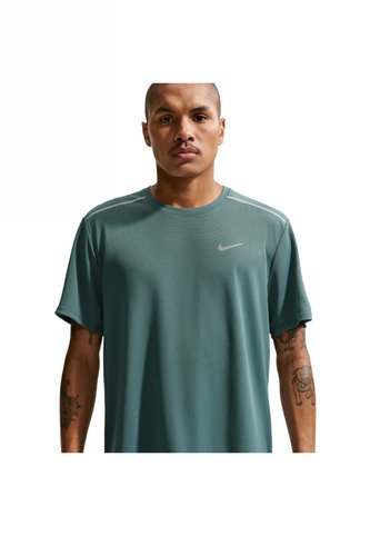 Camiseta Nike M Df Uv Miler Ss Hombre-Verde Nike