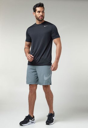 Pantaloneta Gris-Blanco Nike Dri-FIT