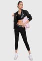 Capri Negro-Blanco Nike Crop Mtrl Vnr Su de Nike