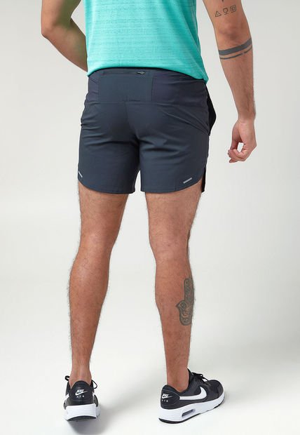 Pantaloneta Negro-Plateado Nike Dri-FIT Stride