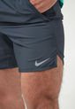 Pantaloneta Negro-Plateado Nike Dri-FIT Stride de Nike