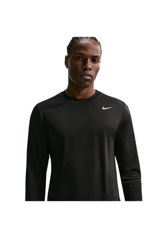Camiseta Manga Larga Nike M Df Tee Std Ls Flex Hombre-Negro Nike