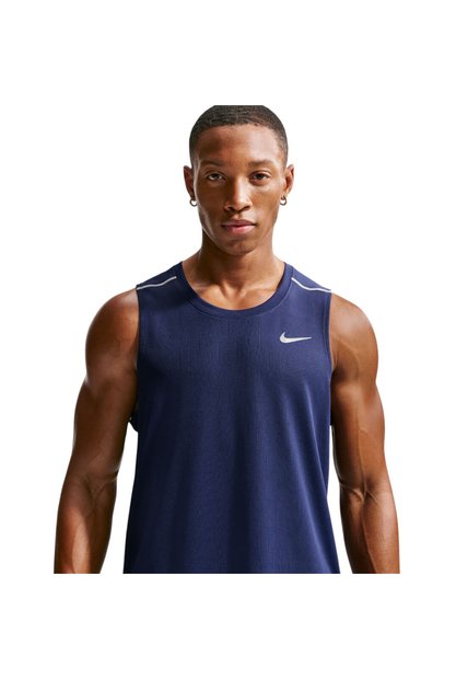 Camiseta Sin Mangas Nike M Df Miler Ta Top Hombre-Azul